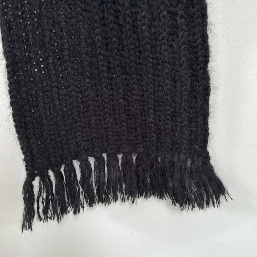 John Elliot Mohair Black Scsrf NWT